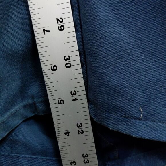 Big Mac Utility Work Uniform Coveralls Size 42x31.5 Blue Long Sleeve Carpenter - Picture 12 of 12